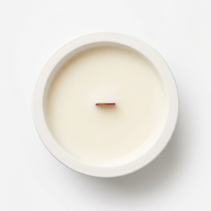 Christmas Bauble Elegance-kaars - Wit / Goud / Wintermagie