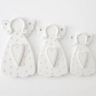 3 stuks / Wit