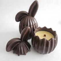 Kaars Choco Oortje-Bruin/Limoen, Mango