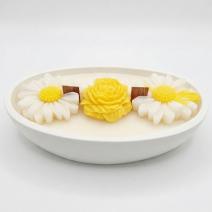 Kaars Honingzoete Aai - Wit / Geel / Honing en Melk