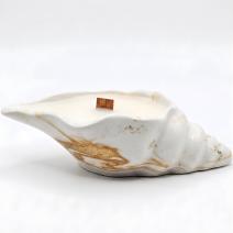 Kaars Aura - Wit / Goud / Wierook