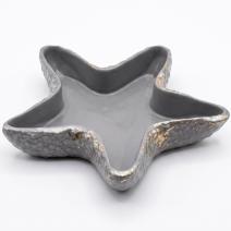 Designer zeesterschaal - Grijs / Goud