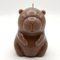 Kaars Capibara - Bruin / Vanille