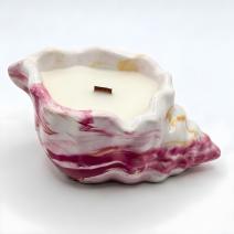 Kaars Roze Getij - Roze / Wit / Goud / Kers, Amandel
